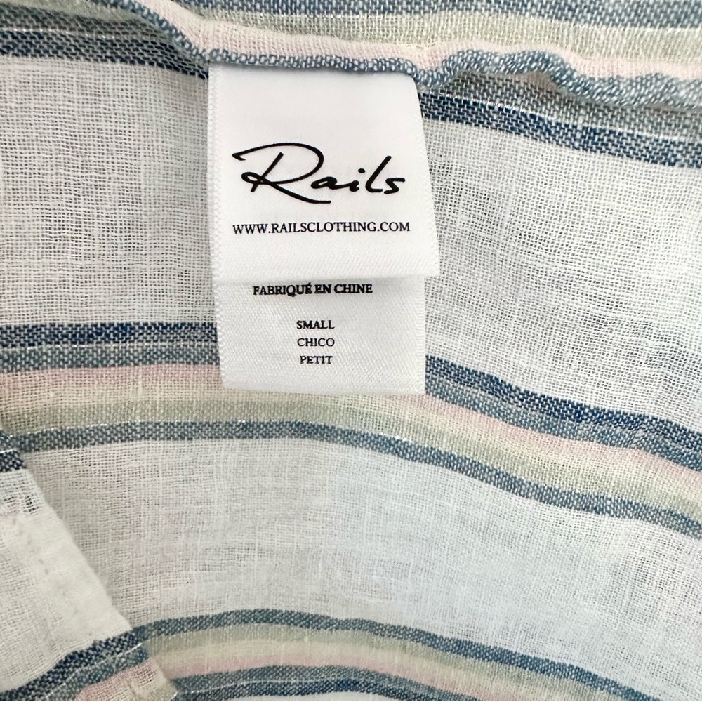 Rails Viera Top Ryland Stripe Women’s Small - Picture 7 of 9